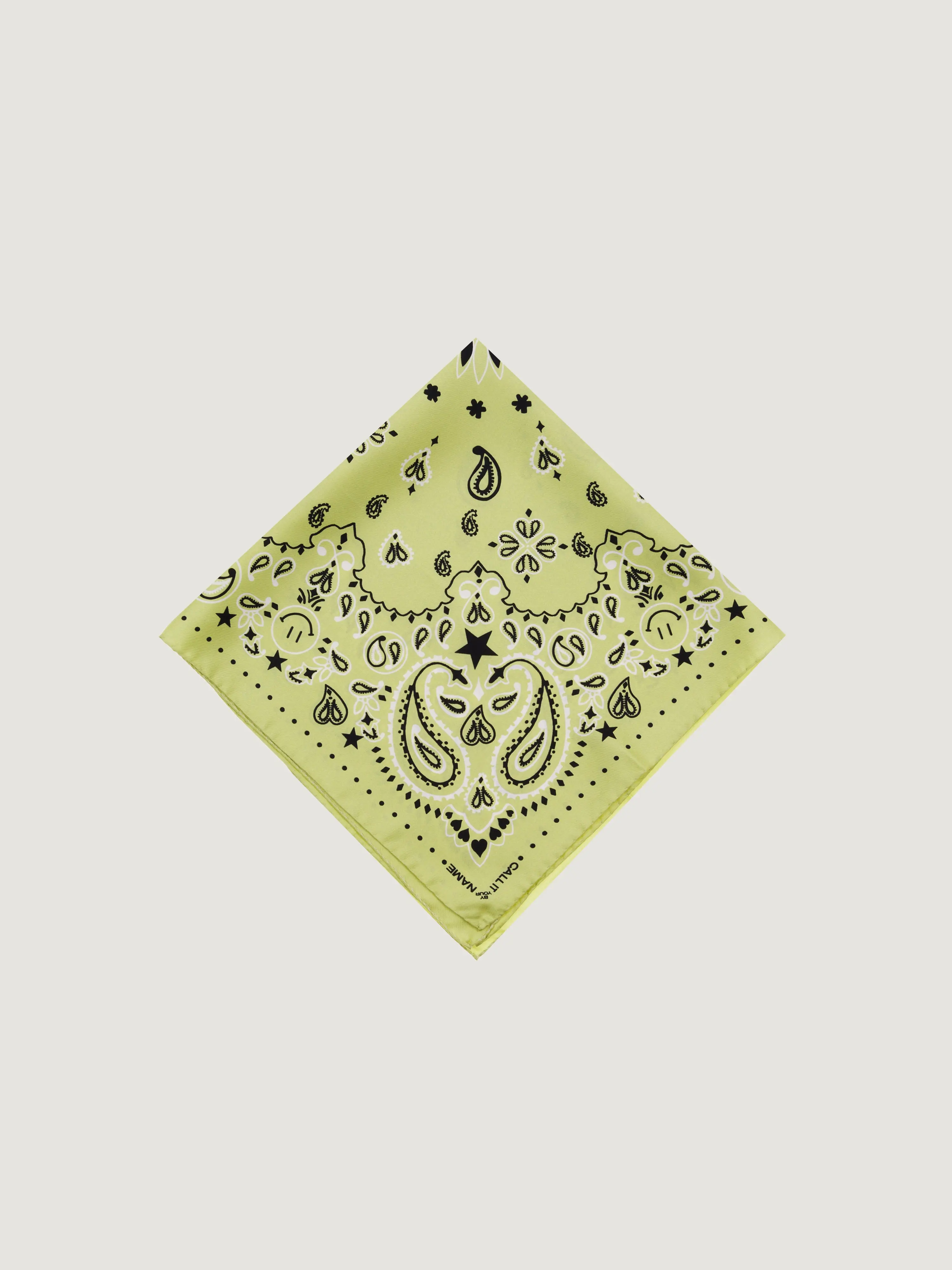 Bandana en Soie - STAR - ANIS - Petit Modèle - Image 3
