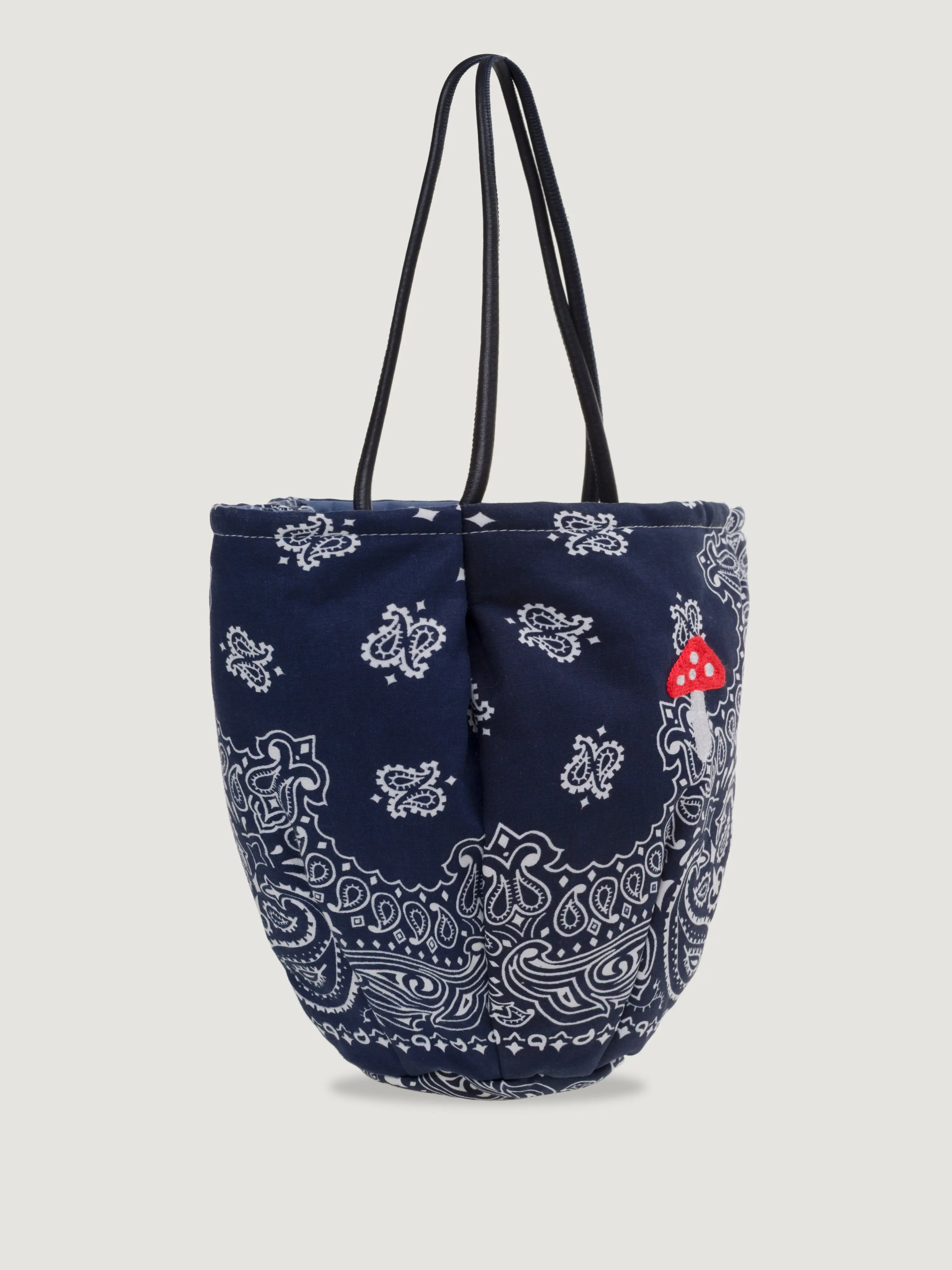 Sac Pétale brodé - CHAMPIGNON - Navy / Chambray - Image 3