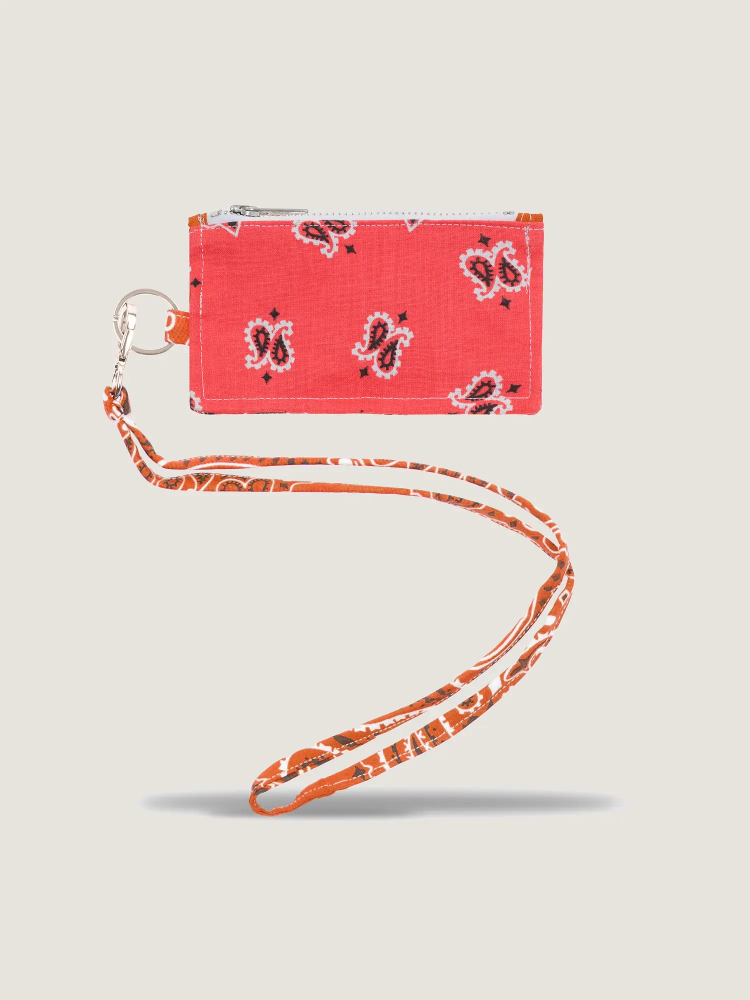 Porte-carte - HAPPY FACE - Honey Suckle / Burnt Orange - Image 3