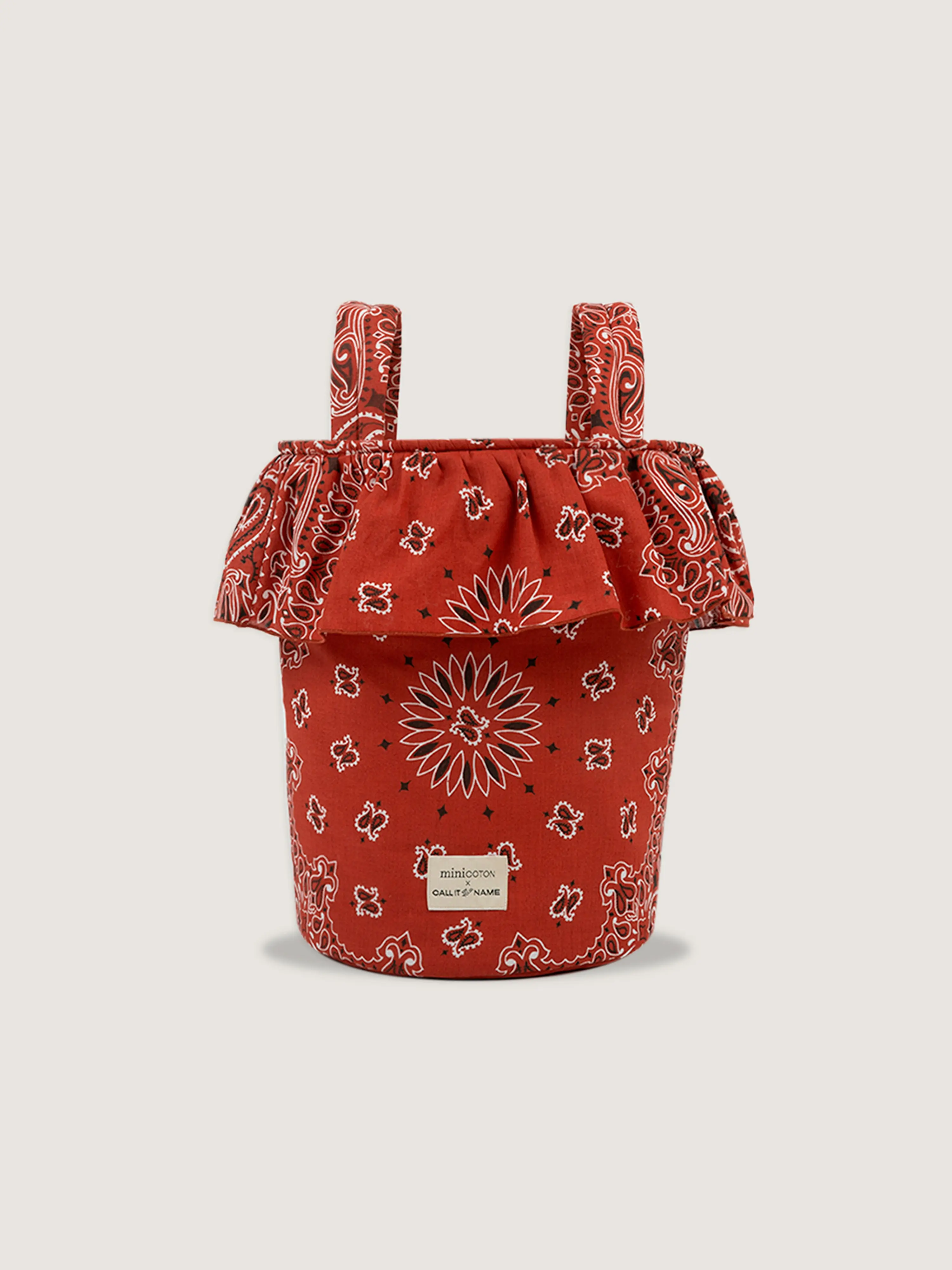 Sac Basket - Minicoton - All Vintage Red - Image 4