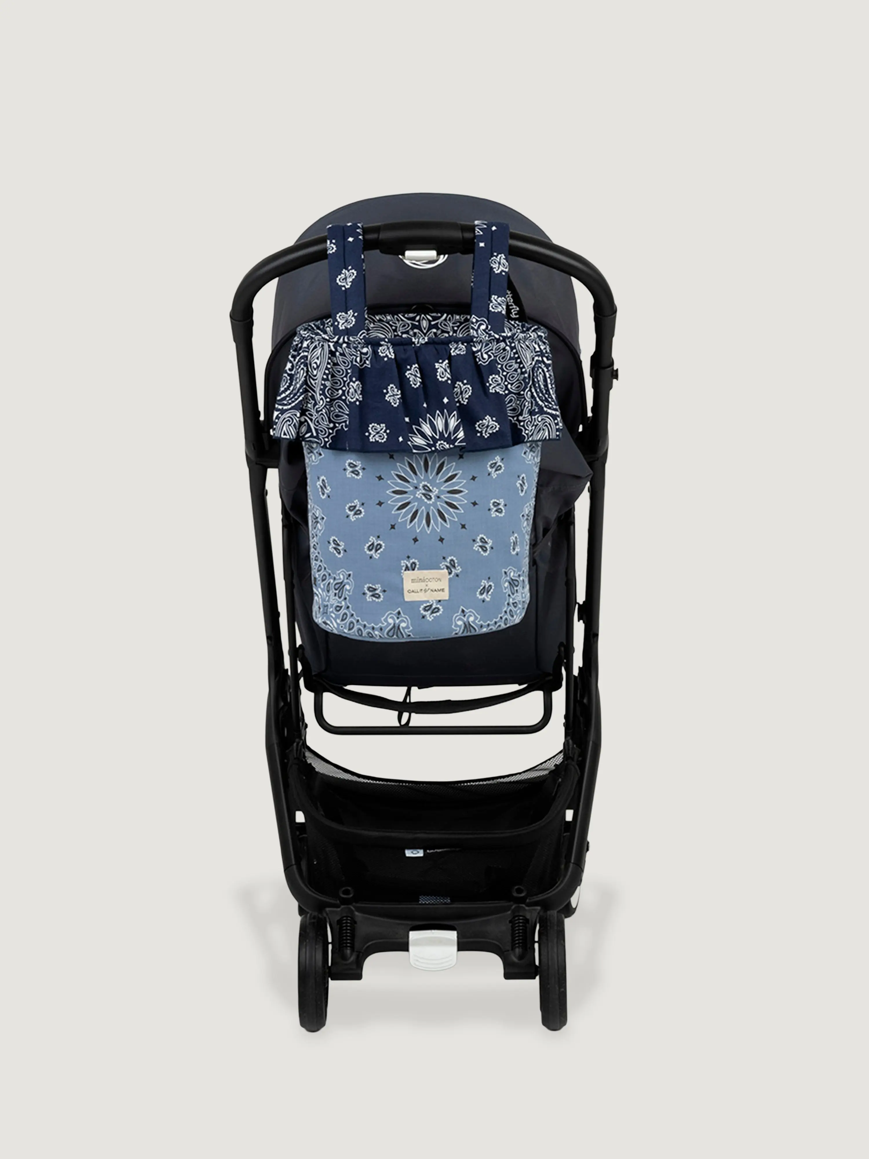 Sac basket - Minicoton - Chambray / Navy - Image 3
