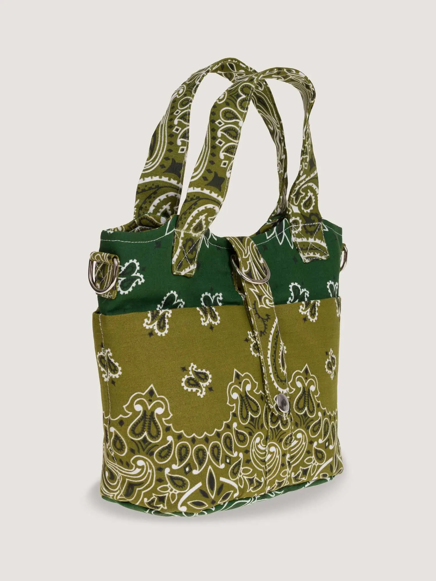 Sac Jolie Pocket -  Bronze / Vert Week-end - Image 3