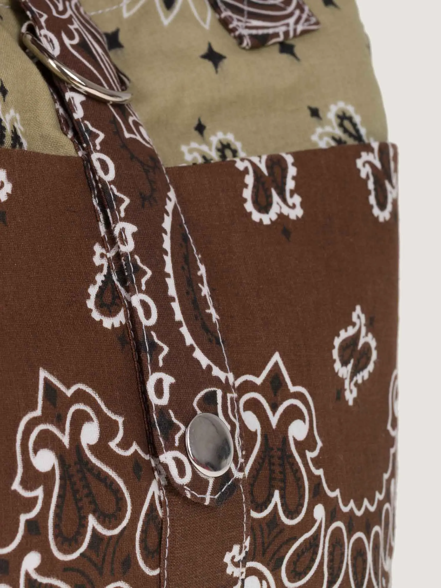 Sac Jolie Pocket - Marron / Beige - Image 5