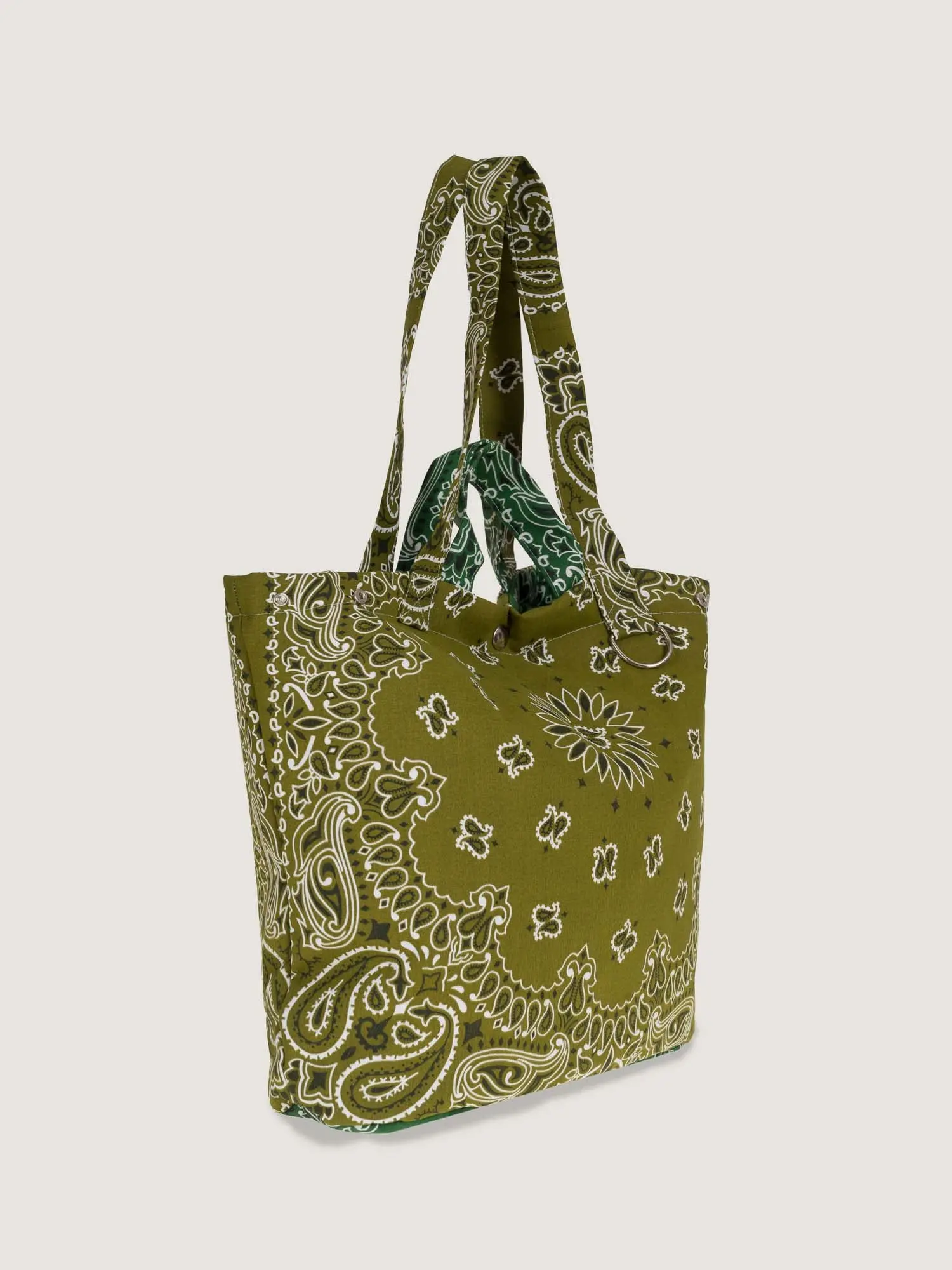 Sac Maxi Tote -  Bronze / Vert Week-end - Image 3