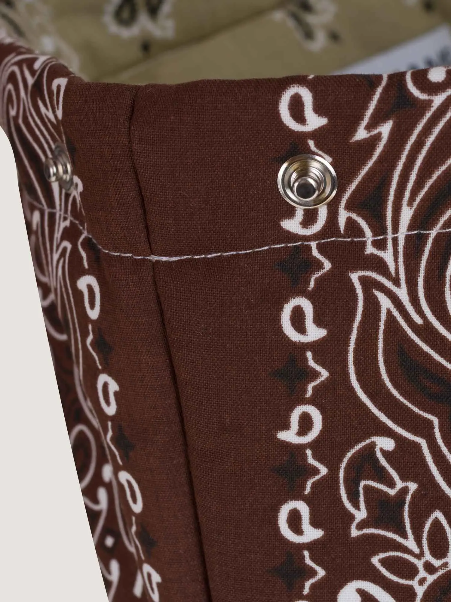 Sac Maxi Tote -  Marron / Beige - Image 6