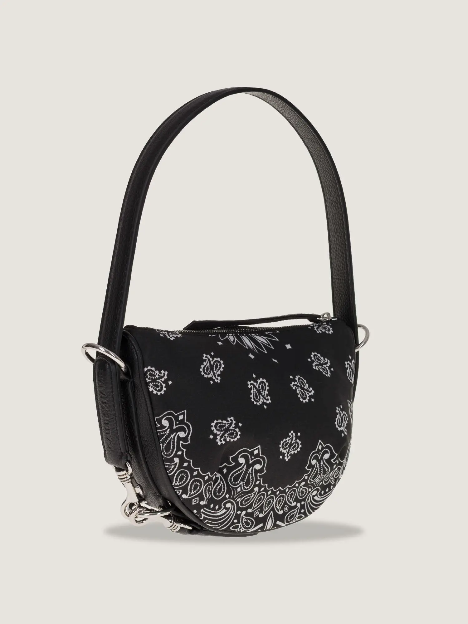 Sac Mini Moon cuir - All Black - Image 3