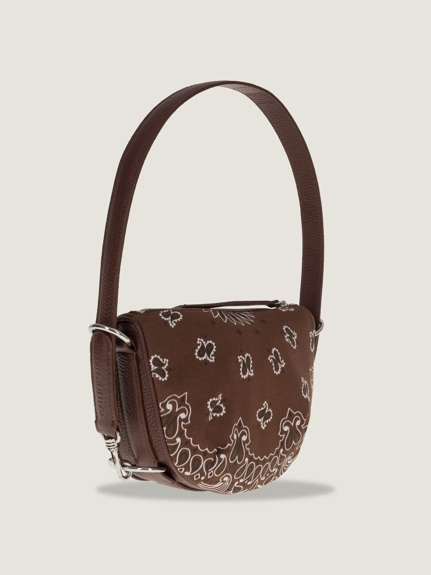 Sac Mini Moon cuir -  All Brown - Image 3