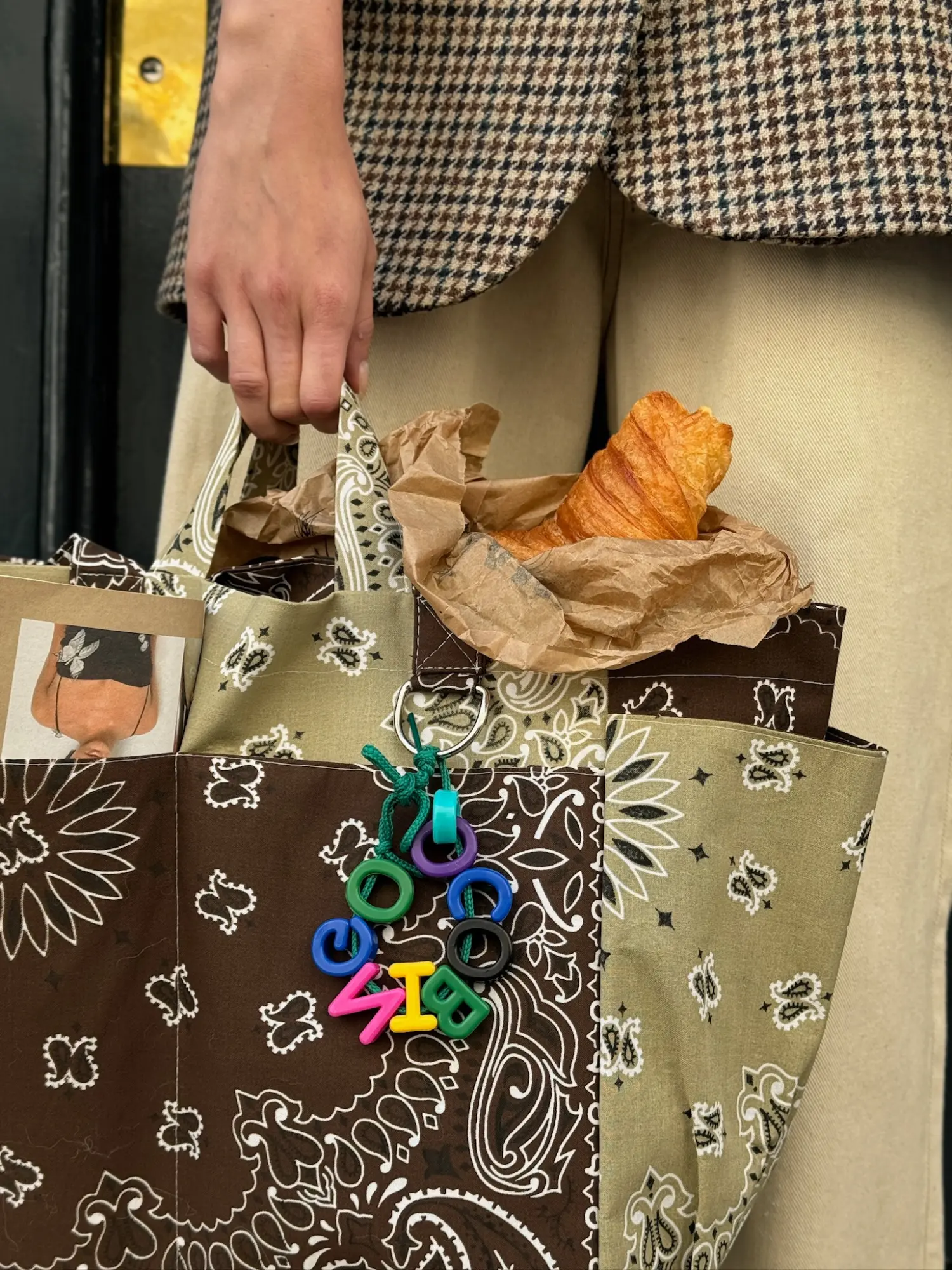 Sac Picnic - Marron / Beige - Image 4