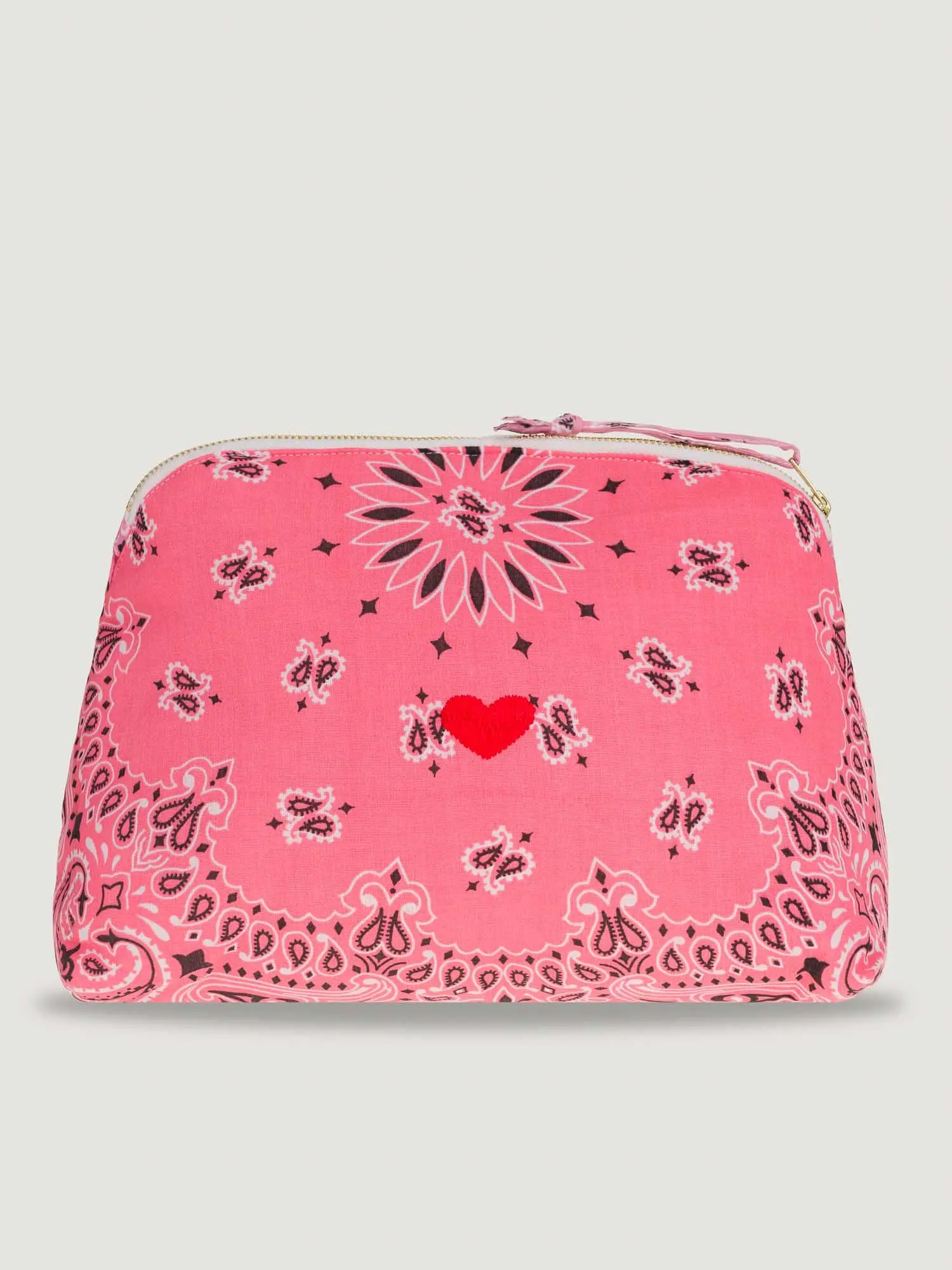 Trousse de Toilette  - COEUR - Strawberry Pink / Pale Pink
