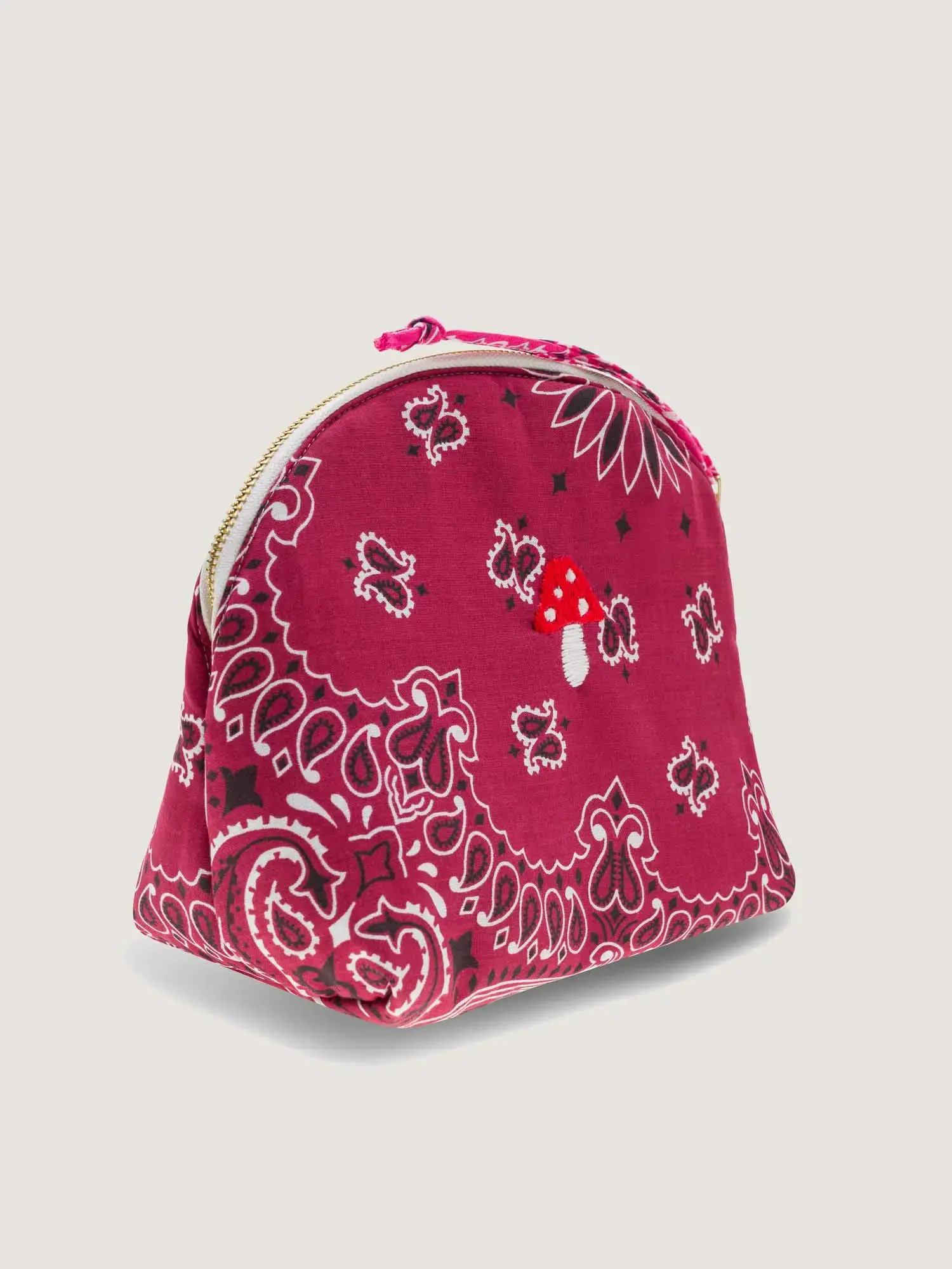 Mini Trousse de Toilette - CHAMPIGNON - Bordeaux / Fuchsia - Image 3