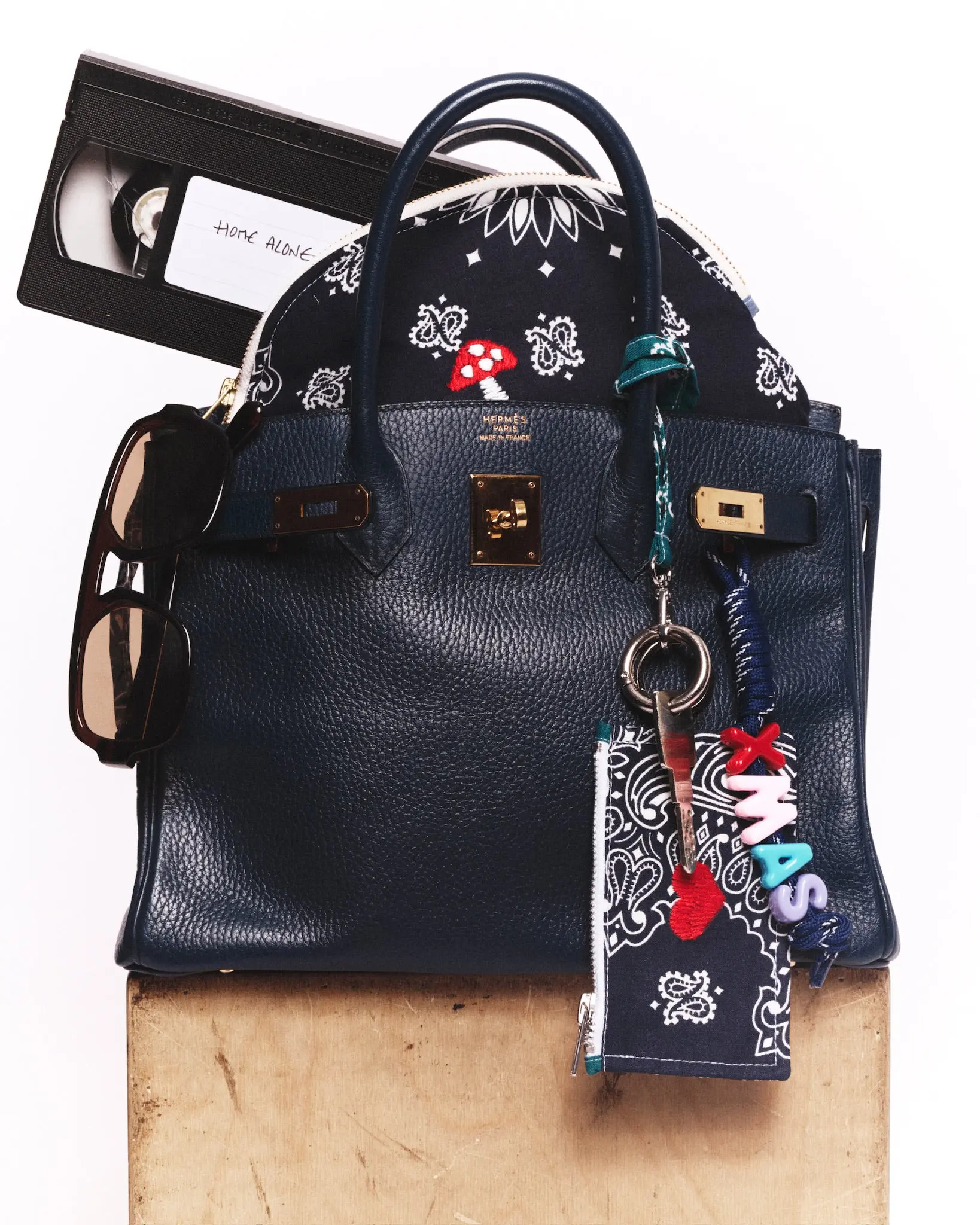 Mini Trousse de Toilette - CHAMPIGNON - Navy / Chambray - Image 4