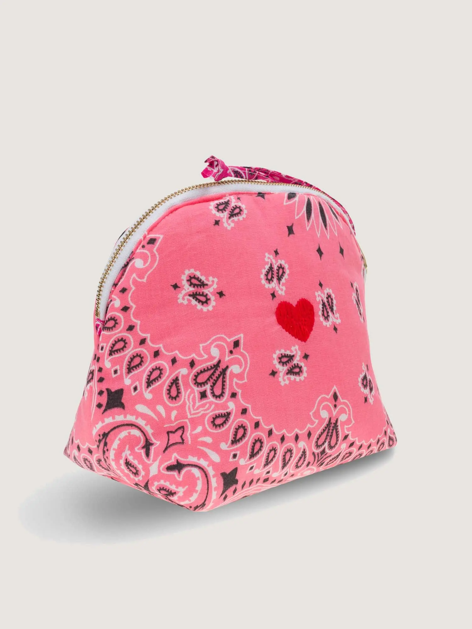 Mini Trousse de Toilette - COEUR - Strawberry Pink / Fuchsia - Image 3
